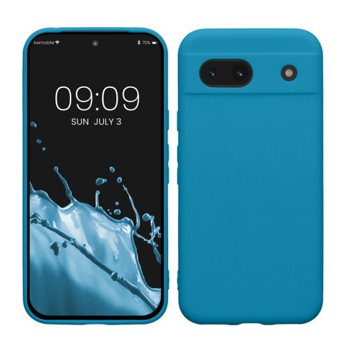 Kwmobile калъф за Google Pixel 8a, син, силиконов, KWM000020KU025C