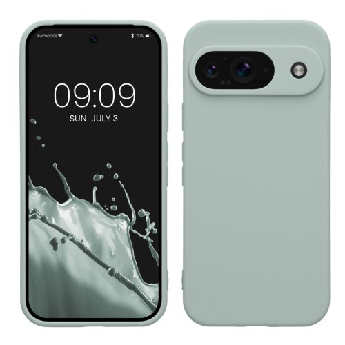 Kwmobile калъф за Google Pixel 9, светло зелен, силиконов, KWM000020PG005C