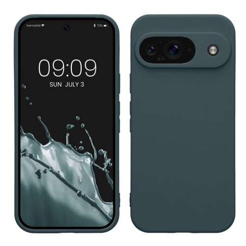 Kwmobile калъф за Google Pixel 9, тъмнозелен, силиконов, KWM000020PG008C
