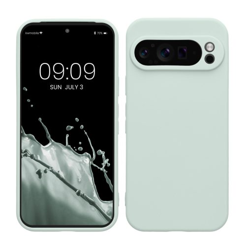 Kwmobile калъф за Google Pixel 9 Pro, светло зелен, силиконов, KWM000020PH005C