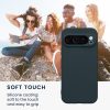 Kwmobile калъф за Google Pixel 9 Pro, тъмнозелен, силиконов, KWM000020PH008C