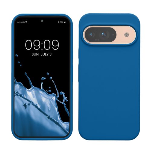 Kwmobile калъф за Google Pixel 9/Pixel 9 Pro, син, силиконов, KWM000020PI002C
