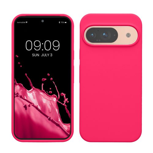 Kwmobile калъф за Google Pixel 9/Pixel 9 Pro, розов, силиконов, KWM000020PI005C