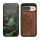Kwmobile калъф за Google Pixel 9/Pixel 9 Pro, кафяв, дърво/силикон, KWM000020PT002C