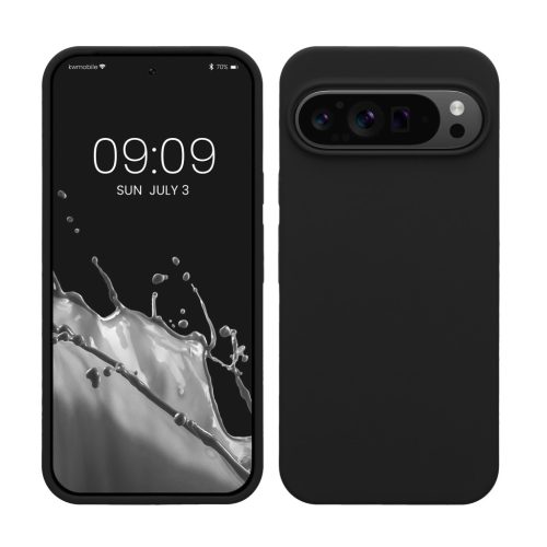 Kwmobile калъф за Google Pixel 9 Pro XL, черен, силиконов, KWM000020PV004C