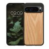 Kwmobile калъф за Google Pixel 9 Pro XL, кафяв, дърво/силикон, KWM000020PX002C