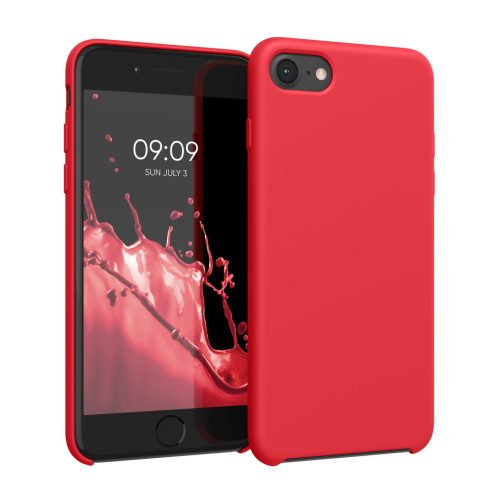 Kwmobile калъф за Apple iPhone SE (2022)/iPhone SE (2020)/iPhone 8, червен, силиконов, KWM0000085I142C