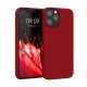 Kwmobile калъф за Apple iPhone 12/iPhone 12 Pro, червен, силиконов, KWM000011JP101C