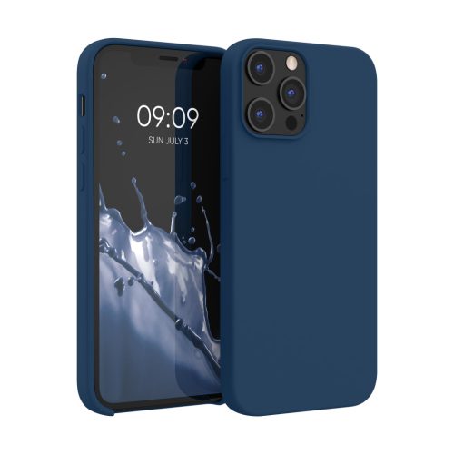 Kwmobile калъф за Apple iPhone 12 Pro Max, син, силиконов, KWM000011JR081C