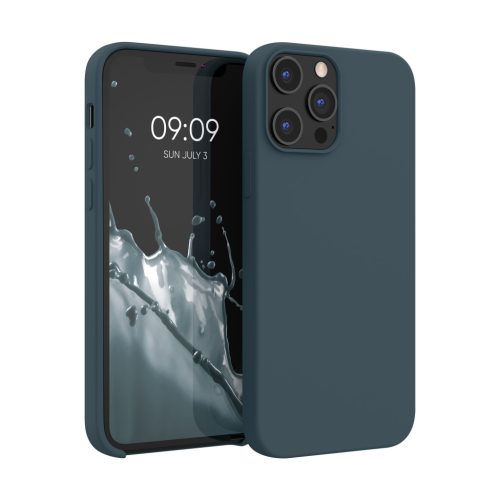 Kwmobile калъф за Apple iPhone 12 Pro Max, тъмнозелен, силиконов, KWM000011JR082C