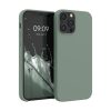 Kwmobile калъф за Apple iPhone 12 Pro Max, зелен, силиконов, KWM000011JR084C