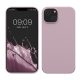 Kwmobile калъф за Apple iPhone 14, светло лилав, силиконов, KWM000016NI047C