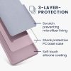 Kwmobile калъф за Apple iPhone 14, светло лилав, силиконов, KWM000016NI047C