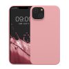 Kwmobile калъф за Apple iPhone 14, светло розов, силиконов, KWM000016NI048C