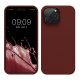 Kwmobile калъф за Apple iPhone 14 Pro Max, тъмночервен, силиконов, KWM000016NL045C