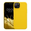 Kwmobile калъф за Apple iPhone 15 Plus, жълт, силиконов, KWM000020CB007C