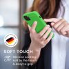 Kwmobile калъф за Apple iPhone 15 Plus, зелен, силиконов, KWM000020CB010C