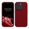 Kwmobile калъф за Apple iPhone 15 Pro, червен, силиконов, KWM000020CC034C