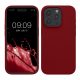 Kwmobile калъф за Apple iPhone 15 Pro, червен, силиконов, KWM000020CC034C