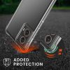 Kwmobile калъф с връзка за Motorola Moto G85, прозрачен/черен, силиконов, KWM000022TS001C