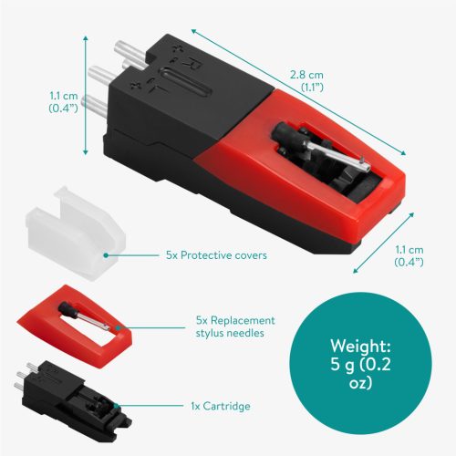 Set 5 Ace Navaris pentru pickup-uri, cu cartus, universale, NAV0000095D002C