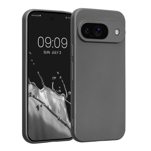 Kwmobile калъф за Google Pixel 9, сив, силиконов, KWM000020PO003C