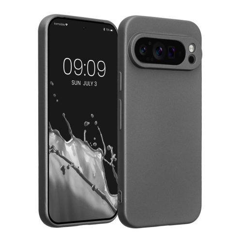 Kwmobile калъф за Google Pixel 9 Pro, сив, силиконов, KWM000020PP003C