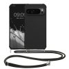 Kwmobile калъф с връзка за Google Pixel 9/Pixel 9 Pro, черен, силиконов, KWM000020PY001C