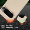 Kwmobile калъф с връзка за връзка за Google Pixel 9/Pixel 9 Pro, кремав, силиконов, KWM000020PY002C