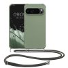 Kwmobile калъф с връзка за Google Pixel 9/Pixel 9 Pro, светло зелен, силиконов, KWM000020PY003C