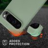 Kwmobile калъф с връзка за Google Pixel 9/Pixel 9 Pro, светло зелен, силиконов, KWM000020PY003C