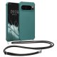 Kwmobile калъф с връзка за връзка за Google Pixel 9 Pro XL, зелен, силиконов, KWM000020PZ005C