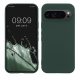 Kwmobile калъф за Google Pixel 9/Pixel 9 Pro, тъмнозелен, силиконов, KWM000020QA002C