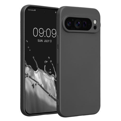 Kwmobile калъф за Google Pixel 9 Pro XL, сив, силиконов, KWM000020QC003C