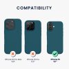 Kwmobile калъф за Apple iPhone 16, син, силиконов, KWM000022TU003C