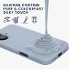 Kwmobile калъф за Apple iPhone 16, светло син, силиконов, KWM000022TU009C