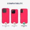 Kwmobile калъф за Apple iPhone 16 Plus, розов, силиконов, KWM000022TV001C