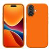 Kwmobile калъф за Apple iPhone 16 Plus, оранжев, силиконов, KWM000022TV002C