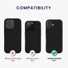 Kwmobile калъф за Apple iPhone 16 Plus, черен, силиконов, KWM000022TV005C