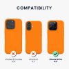 Kwmobile калъф за Apple iPhone 16 Pro, оранжев, силиконов, KWM000022TW003C
