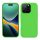 Kwmobile калъф за Apple iPhone 16 Pro, зелен, силиконов, KWM000022TW007C