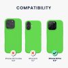 Kwmobile калъф за Apple iPhone 16 Pro, зелен, силиконов, KWM000022TW007C