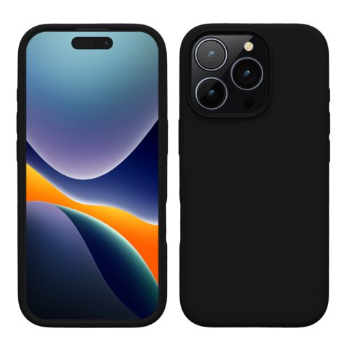 Kwmobile калъф за Apple iPhone 16 Pro, черен, силиконов, KWM000022TW008C