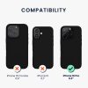 Kwmobile калъф за Apple iPhone 16 Pro, черен, силиконов, KWM000022TW008C