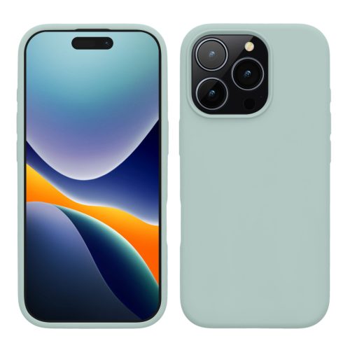 Kwmobile калъф за Apple iPhone 16 Pro, светло зелен, силиконов, KWM000022TW012C