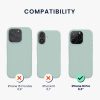 Kwmobile калъф за Apple iPhone 16 Pro, светло зелен, силиконов, KWM000022TW012C