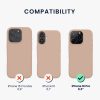 Kwmobile калъф за Apple iPhone 16 Pro, кремав, силиконов, KWM000022TW013C