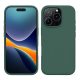 Kwmobile калъф за Apple iPhone 16 Pro, зелен, силиконов, KWM000022TW015C