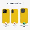 Kwmobile калъф за Apple iPhone 16 Pro Max, жълт, силиконов, KWM000022TX001C