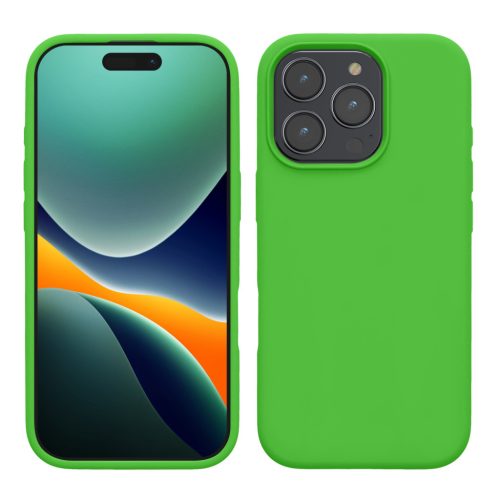 Kwmobile калъф за Apple iPhone 16 Pro Max, зелен, силиконов, KWM000022TX003C